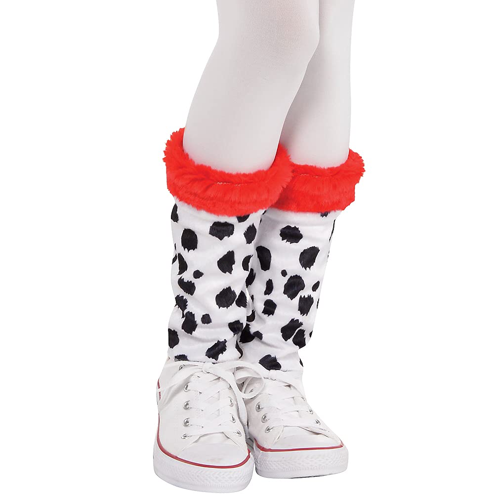 amscan 849788 Kostium psa w czarne kropki dla dzieci | Rozmiar L (12-14) | 3 sztuki