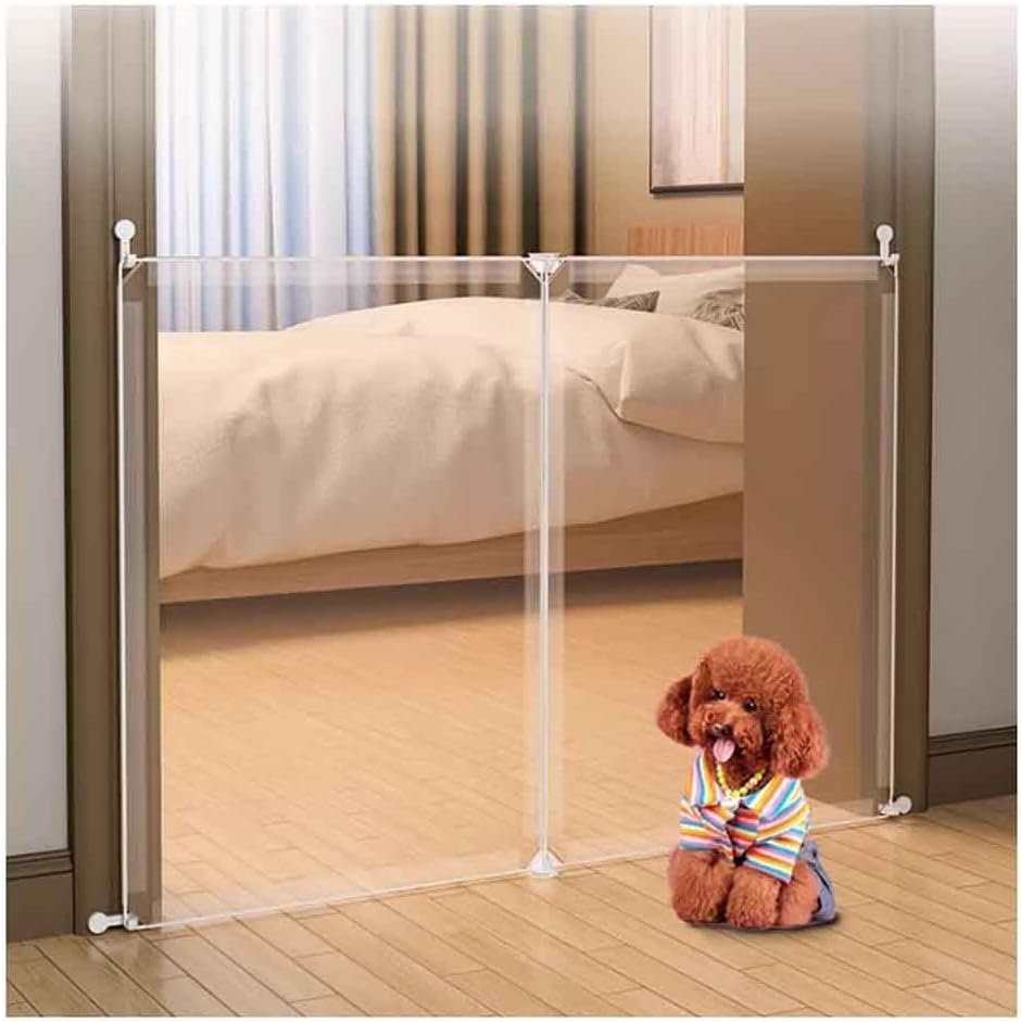 Etlegor Pet Safety Gates for Stairs, Frosted Baffle Resin