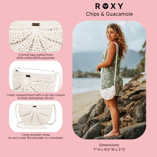 Roxy Women's Crossbody Bag | Crochet | Woven |Everyday | Sustainable | Chips and Guacamole 6