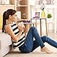 Relaxdays Beistelltisch 2er Set, runde Satztische, 48,5 & 60,5 cm hoch, modernes Design, Wohnzimmertisch, Natur/weiß