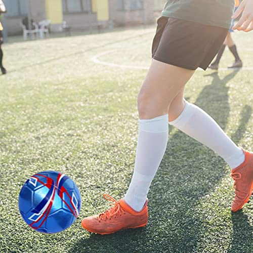 Image of Senston Soccer Foot Ball Match Ball Official Training Football With Pump Size 5 Practice Ball For Men /Women, Dark Blue