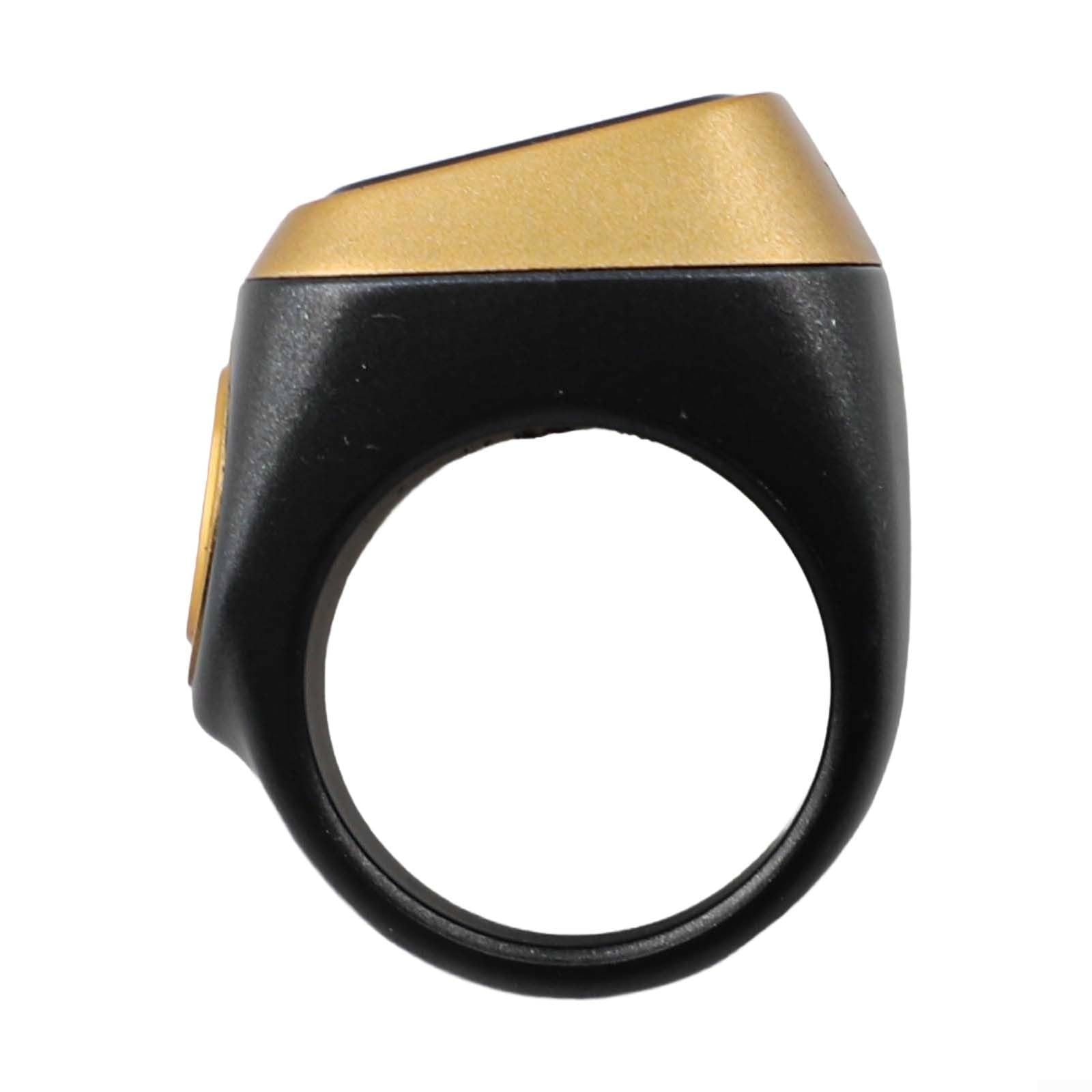 IQibla Smart for zikr Ring Tasbih contatore con display oled, contatore digitale per preghiera con app e promemoria vibrazioni, progettato per i musulmani per tenere traccia del conteggio (18 mm nero)