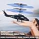 RC-Hubschrauber für Jungen, Drohne mit LED-Licht für Kinder Spielzeug ab 6 7 8 9 10+ Jahre, Infrarot-Induktionsroboter Mini Hubschrauber, Start mit Einer Taste, Fliegende Spielzeuge Jungen und Mädchen