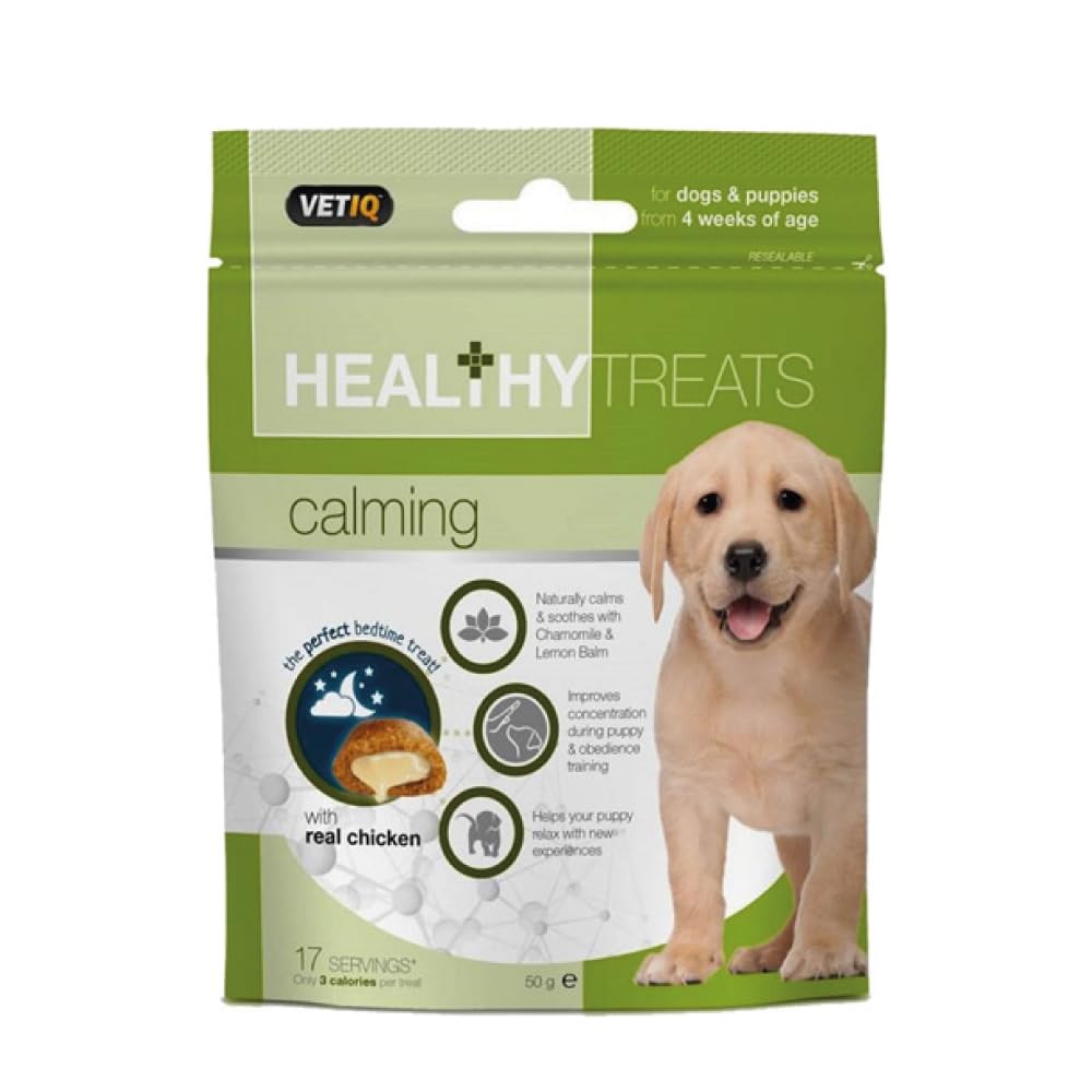 Mark And Chappell Ltd & Vetiq Sağlıklı Treats Sakinleştirici İçin Köpek ve Köpek Yavruları, şeffaf