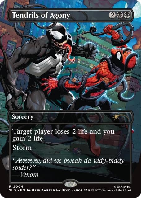 Magic the Gathering Secret Lair x Marvel's Spider-Man: Venom