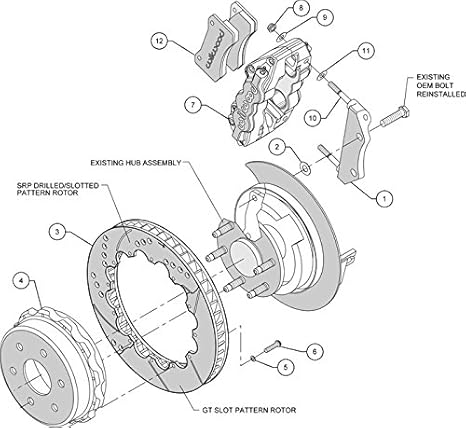 Amazon.com: NEW WILWOOD COMPLETE FRONT & REAR DISC BRAKE KIT ...