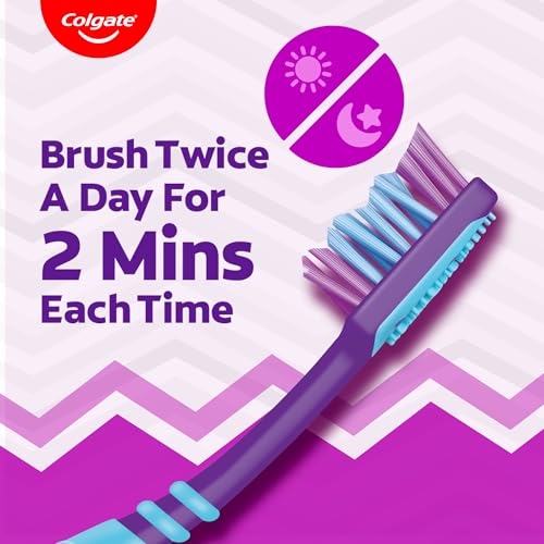 Colgate ZigZag Toothbrush for Deep Inter dental Clean with multi angle zig zag bristles (Medium, Pack of 6) - image 8