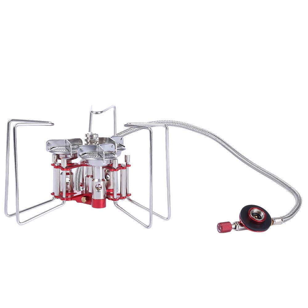 Dawwoti BULIN BL100-B6-Portable Gas Stove Collapsible Lightweight Stainless Camp Stove Burner for BBQ Outdoor Cooking Hiking Picnic Trekking
