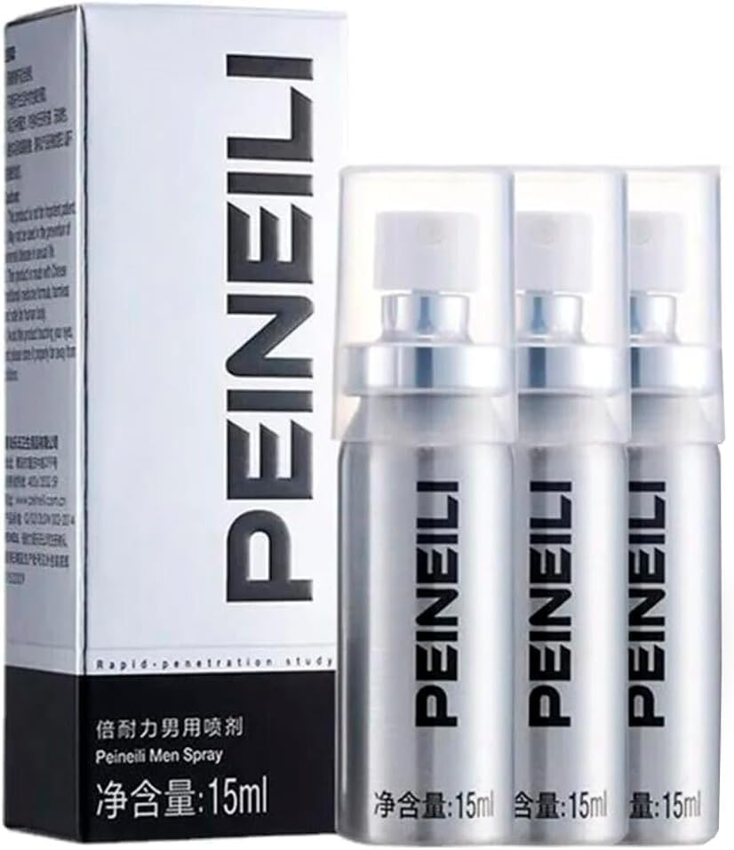 3 Pack Sex Delay Spray Long Lasting for Men - 15ml, 60 Minutes Erection Sexual Spray for Men