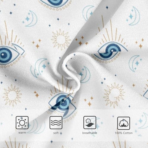 Boys' Exclusive Briefs Toddler Underwear 95% Combed Cotton Boxerbriefs 2T Eye Pattern 473