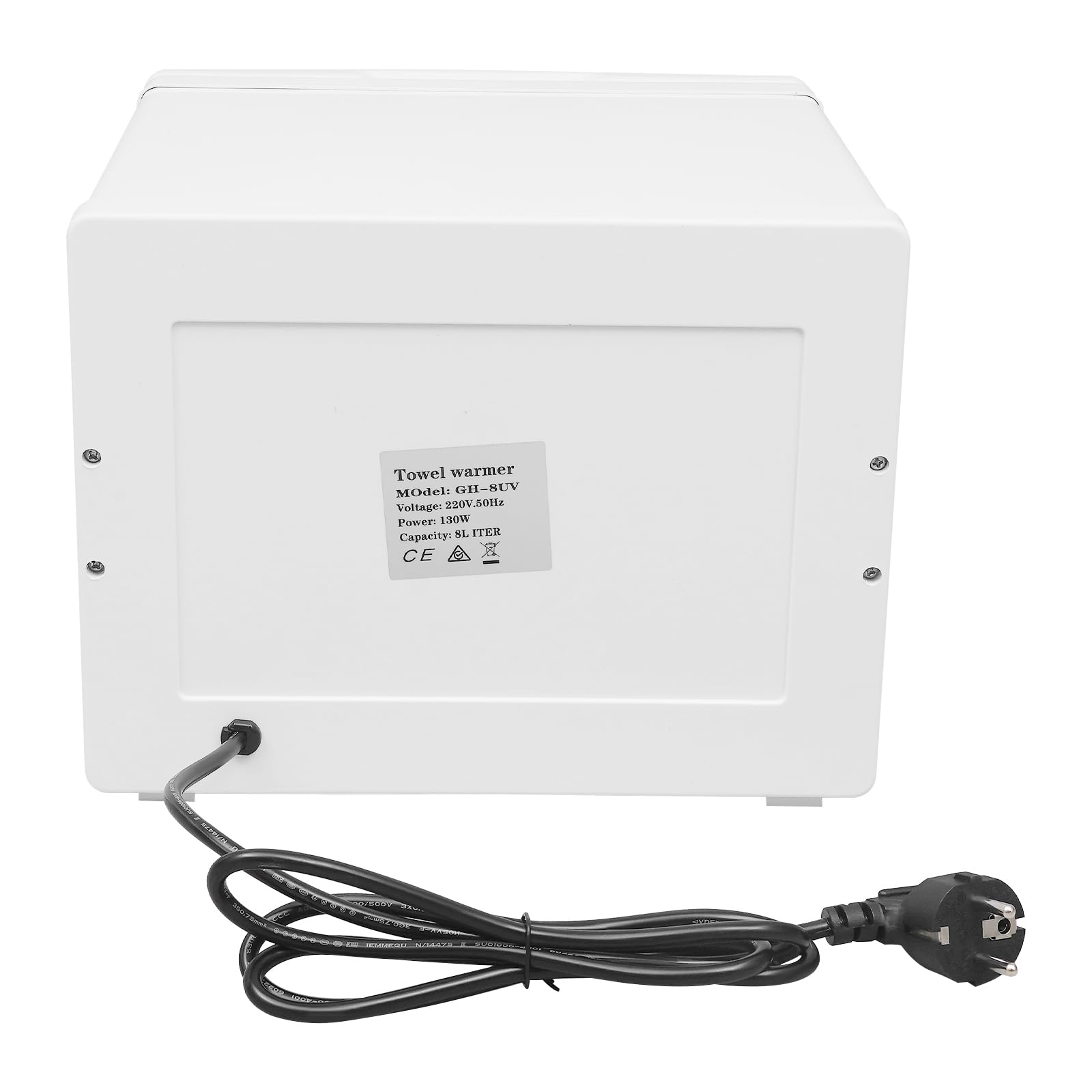 Handtuchwärmer 8L, 130W Handtuchheizkörper Elektrisch | Towel Warmer mit Warenkorb, 30,5×30,5×24,5 cm Handtuchheizschrank für Friseursalon & Kosmetikstudio
