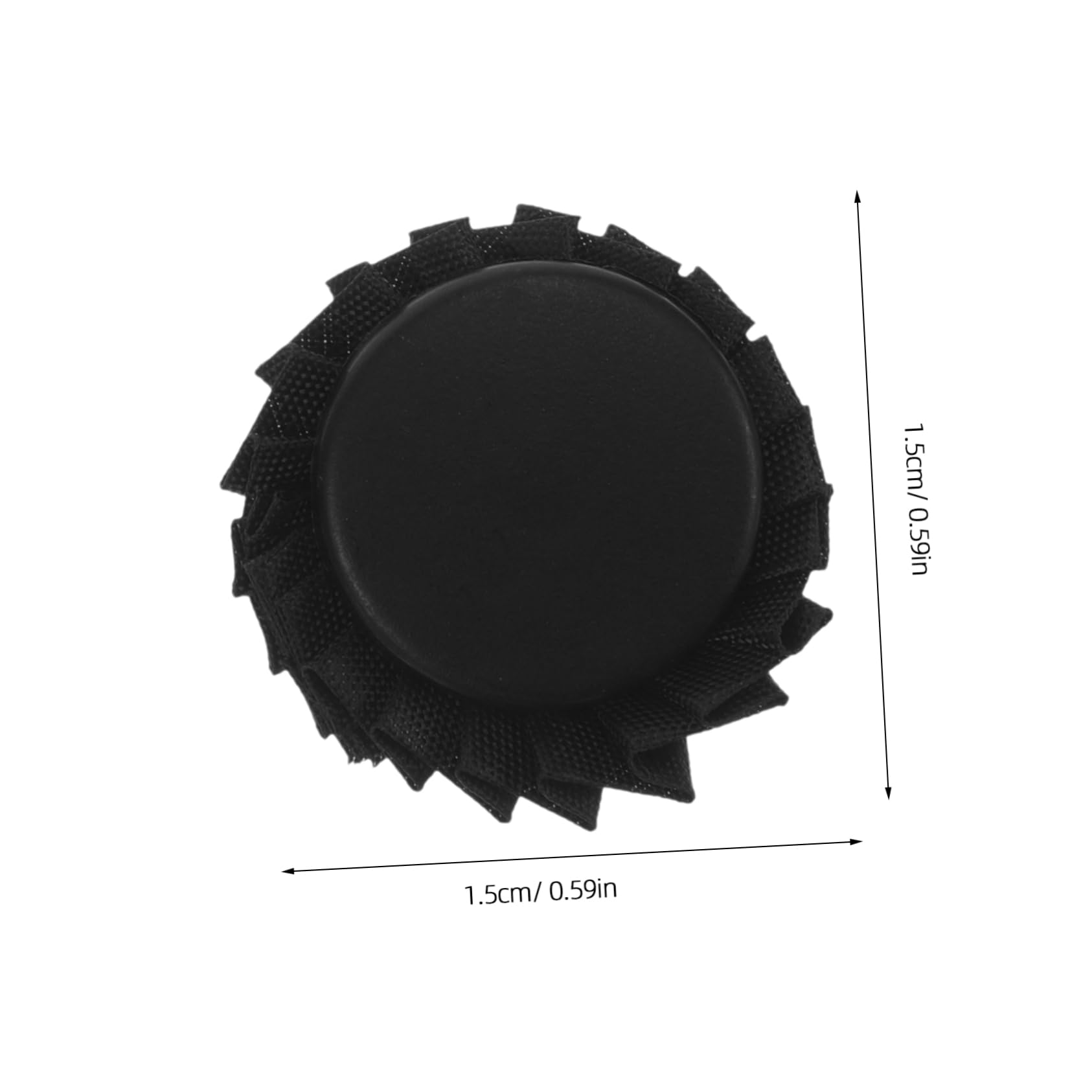 GALPADA accesorios para paraguas puntas de paraguas profesionales kit de reparación de paraguas de lluvia partes tapas de paraguas cubre consejos de paraguas el plastico Black