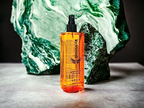 Aftershave Cologne Barbarian Refreshing Barbers Spray in SPICE 400ml (Pack of 2 MULTIPACK) | Menâs Aftershave Fragrance | Hair Perfume | Eau De Barber Cologne - Image 3