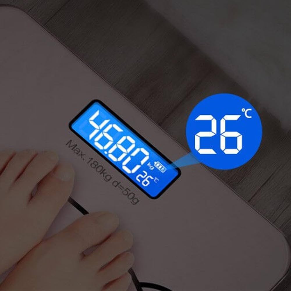 Amazon.co.jp: デジタル体重計, 自動ON/OFF機能付き, 温度検出