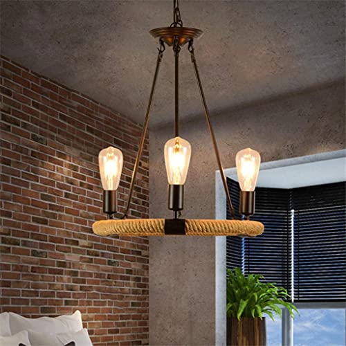 Luminaire suspendu industriel 3 têtes pour éclairage chaleureux - 7