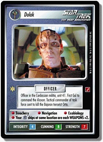 Decipher Star Trek CCG 1E BOG Blaze of Glory DOLAK GU57