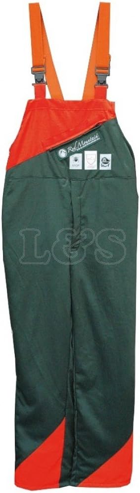 Bib-n-Brace Chainsaw Safety Trousers - Large