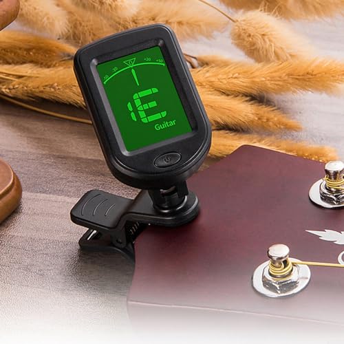 HEIBTENY Accordeur numérique à clipser pour guitares électriques – Avec batterie – Pivote à 360° - Les Beatles, Paul McCartney, John Lennon, RIngo Starr, George Harrison HEIBTENY Accordeur numérique à clipser pour guitares électriques - Avec batterie - Pivote à 360° – Image 4