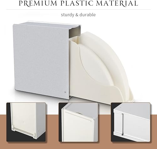 Miniatura 7 de Soporte de filtro de café en forma de cono – Soporte de filtro de papel plateado esmerilado para verter sobre café, dispensador para mostrador para