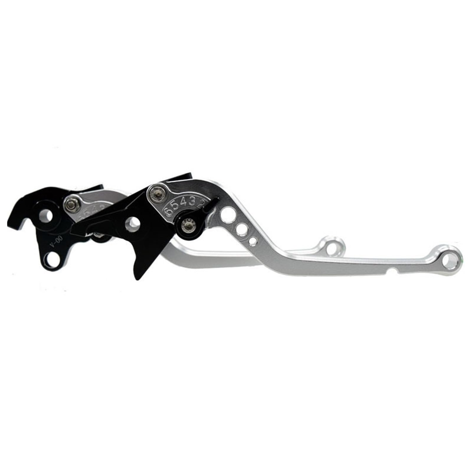 BAYSGCQ Motorbike Brake Levers Fit for Ducati 848/EVO MULTISTRADA 1200/S Streetfighter S 848 Monster 1200 CNC Adjustable Brake Clutch Levers(Silver,Short)