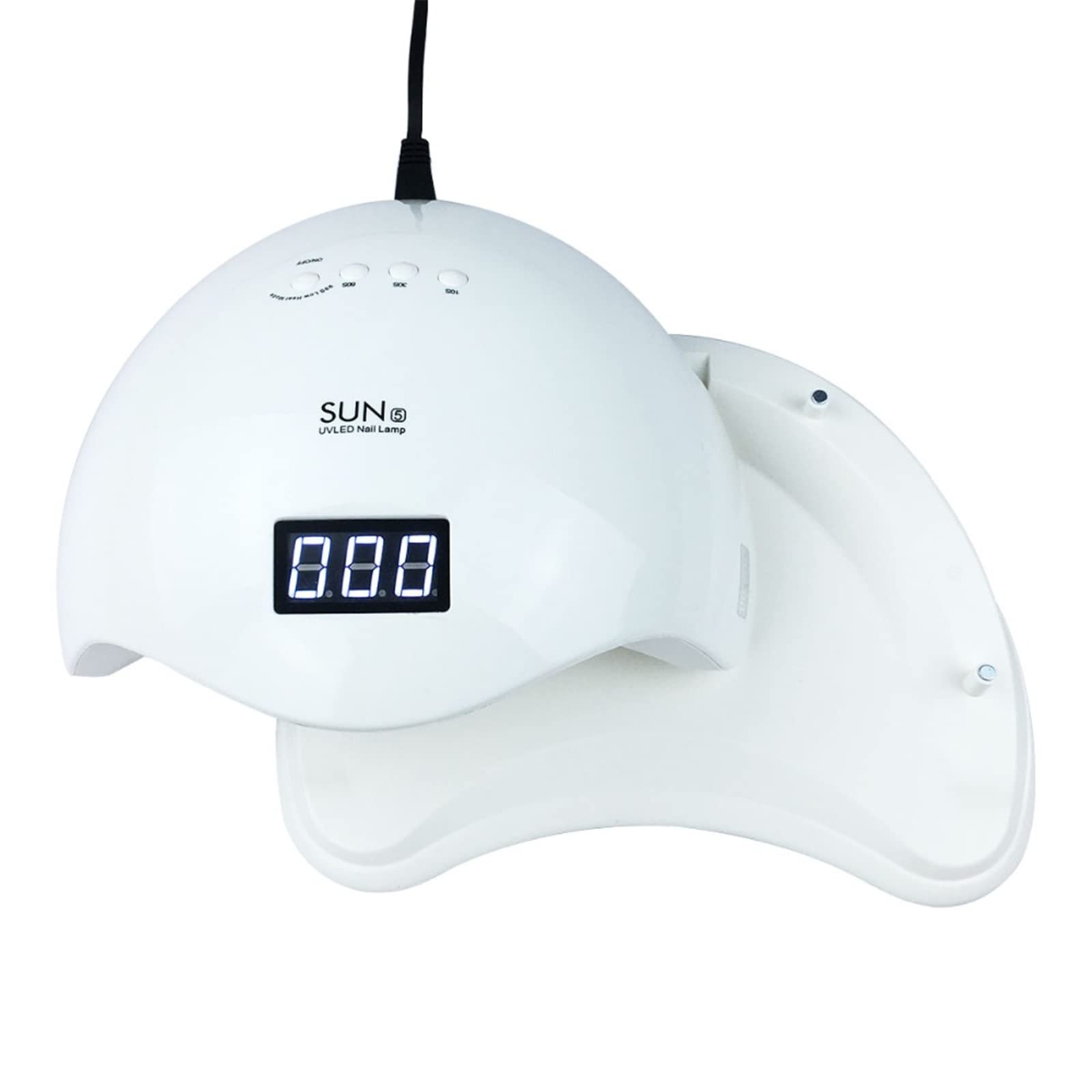 ZYC Lampada Professionale per Unghie Lampada per Unghie LED UV 48W Vernis Strumento per Manicure Semi-Permanente con sensore Auto Essiccazione Lampada Gel,Rosa