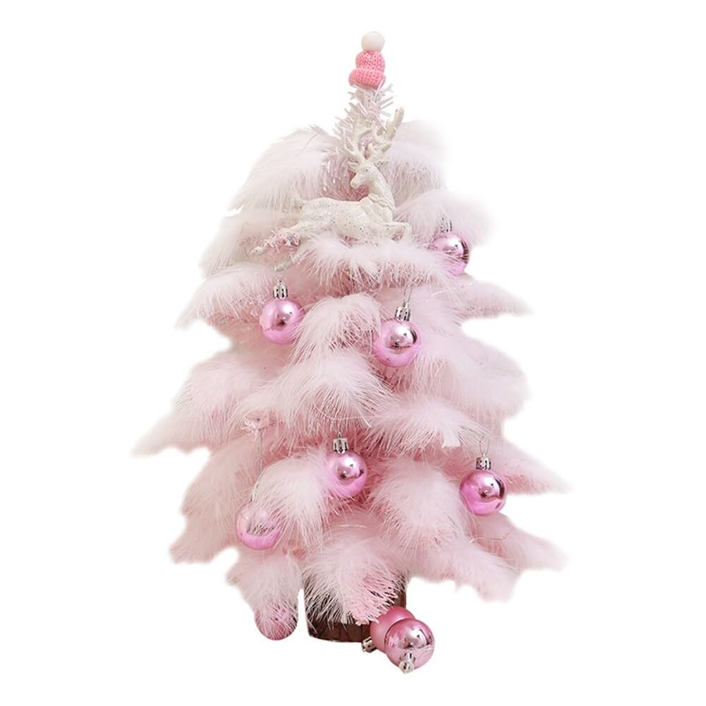 N&T NIETING Mini-kerstboom, 61 cm, tafelblad boom met ster, boomtopper