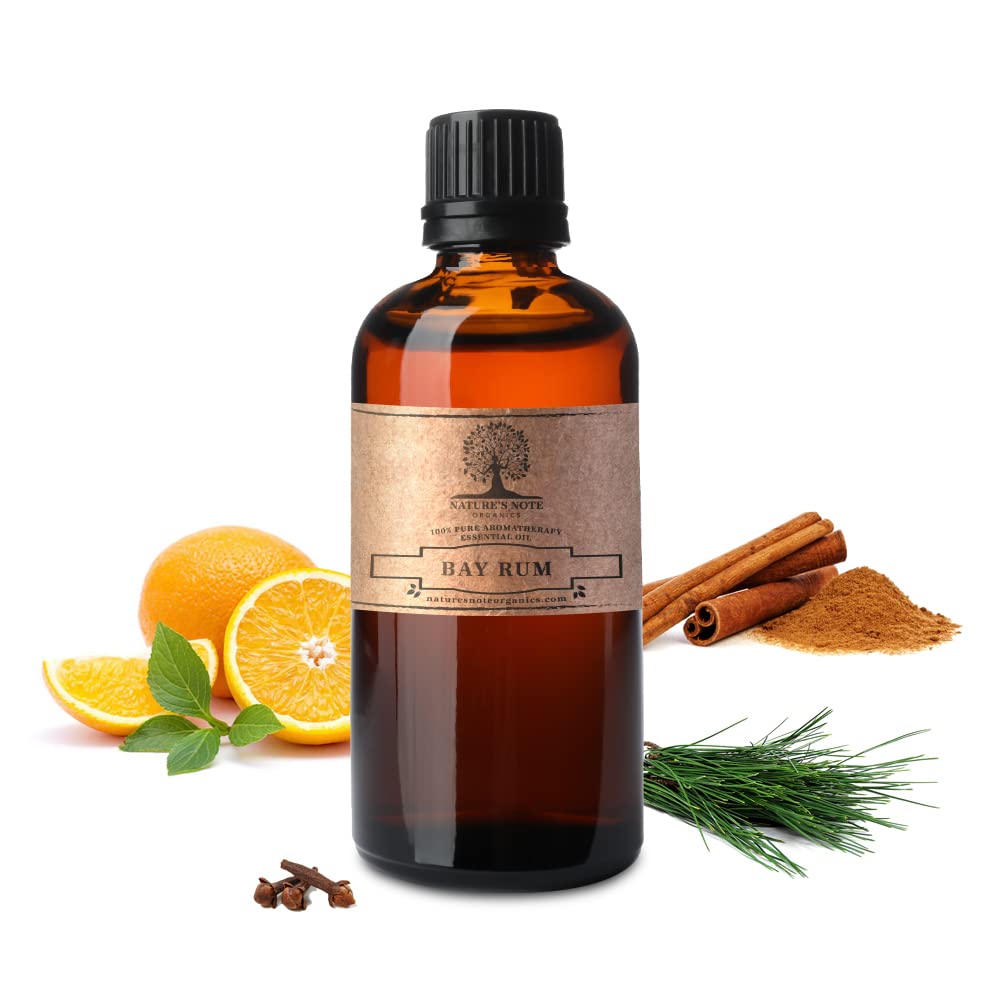 Bay Rum Essential Oil - 100% Pure Aromatherapy Grade Essential Oil by Nature's Note Organics - 1 Fl Oz