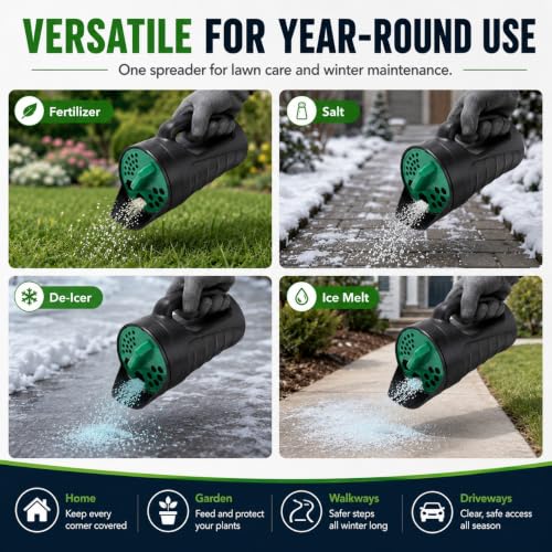Dispensador manual de 2.5L para fertilizante y sal miniatura 7