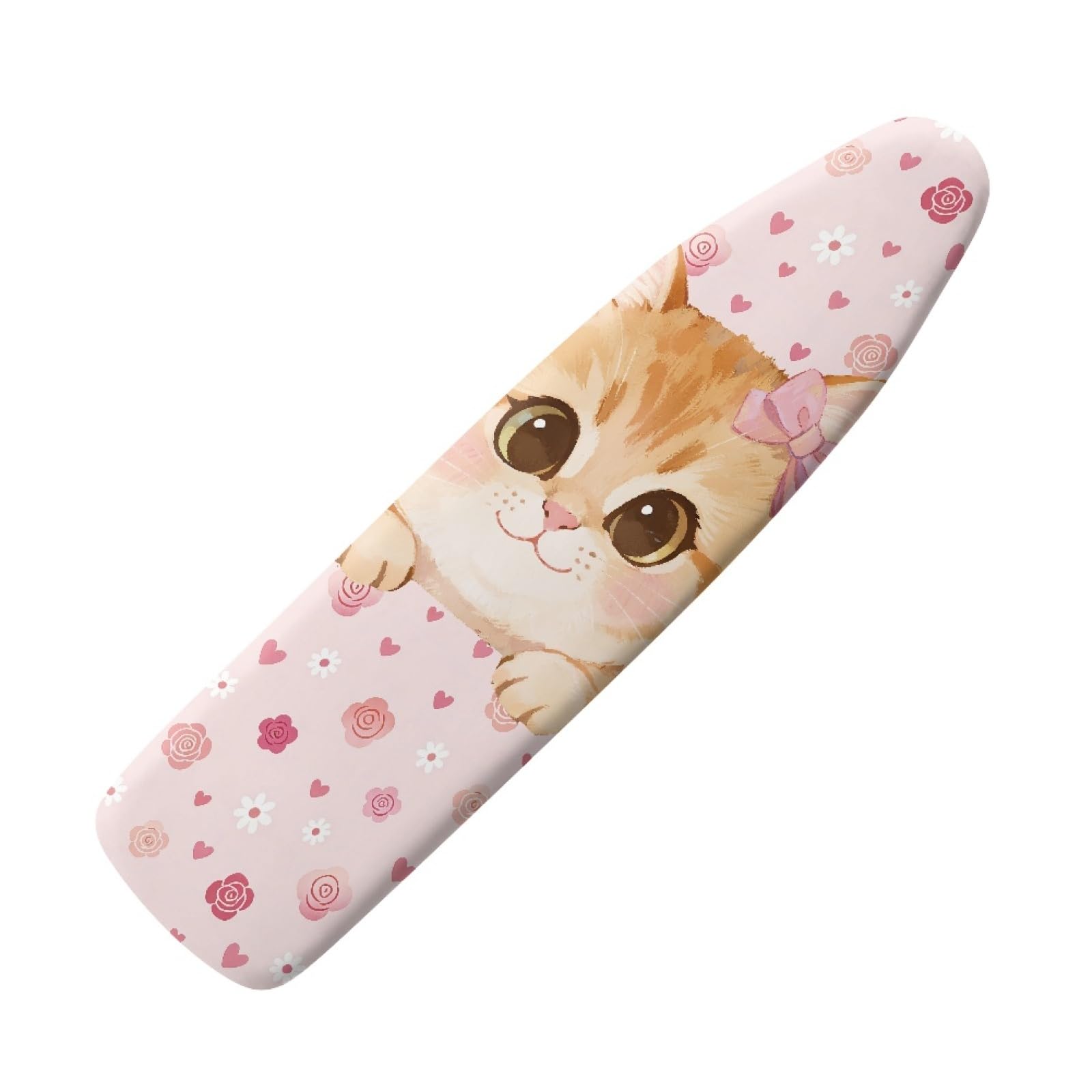 Large ironing board cover 130 x 45 Yellow Cat Ironing Board Cover And Thick Padding Easy Fit in Multiple Sizes with Elastic Drawstring,durable,iron board covers fits all,Machine Washable