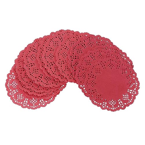 100pcs Lace Paper Doilies Placemats Box Packaging Gift Wrap Paper Crafts for Wedding Party Table Decoration Mat Coasters Coasters Set of 6 Table Mats and Coasters Set of 6 Christmas Coasters of