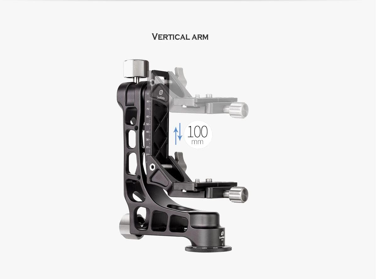 Amazon.com : Leofoto Gimbal Head with 65mm Aluminum Leveling Base 