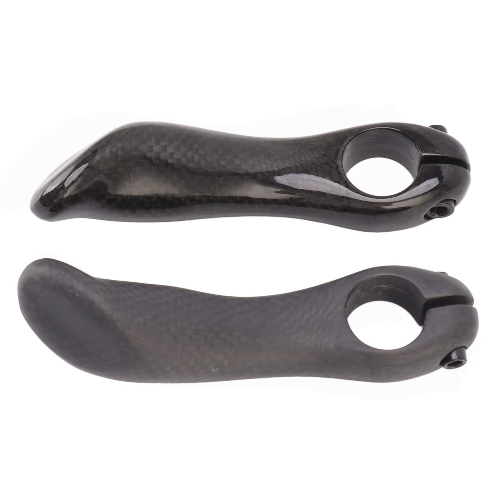 HERCHR Radfahren Fahrrad Bar Ends, Fahrrad Lenker Verlängerung Enden, Mountainbike Lenker Carbon Faser Fahrrad Bar End Lenker