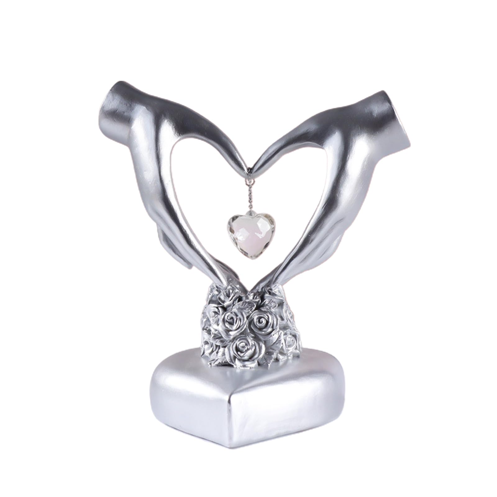 Figurines d'amour en résine haute qualité au design cœur