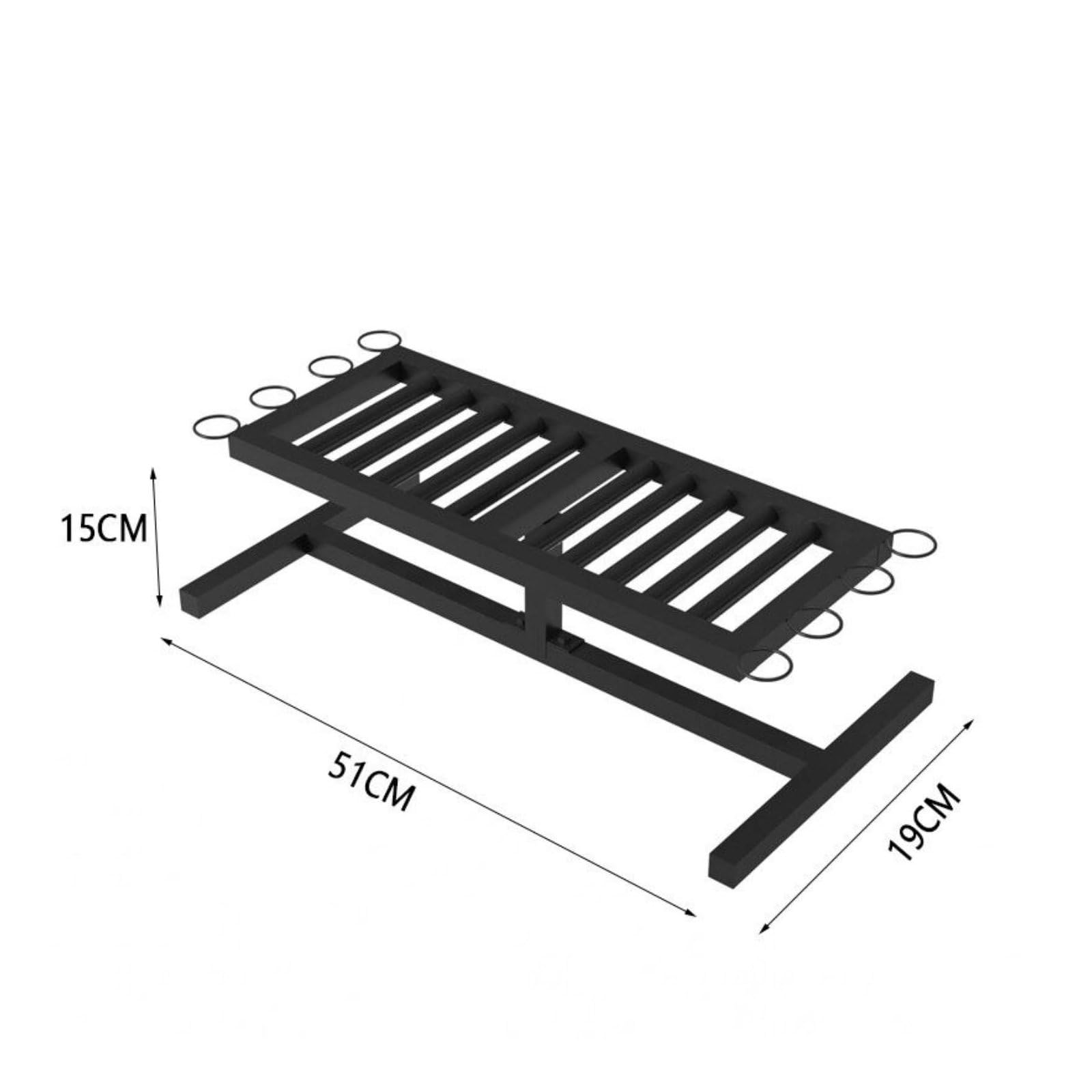 Organizador de Raquetas de Tenis Mesa Ahorra Espacio Estante Raquetas Tenis Diseño Integrado Expositor Pong, Negro Puede Almacenar 10 Raquetas + 8 Pelotas De Tenis De Mesa