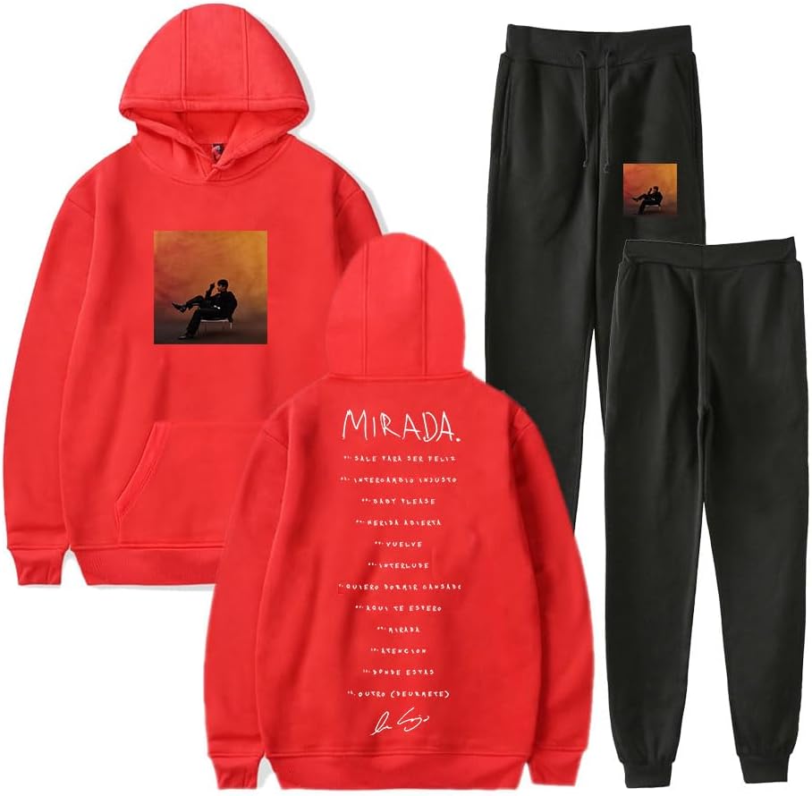 Ivan Cornejo Mirada Merch 2024 Tour Hoodie Jogger Pants Two Piece Set Sweatshirts+Sweatpants Men Women's Set