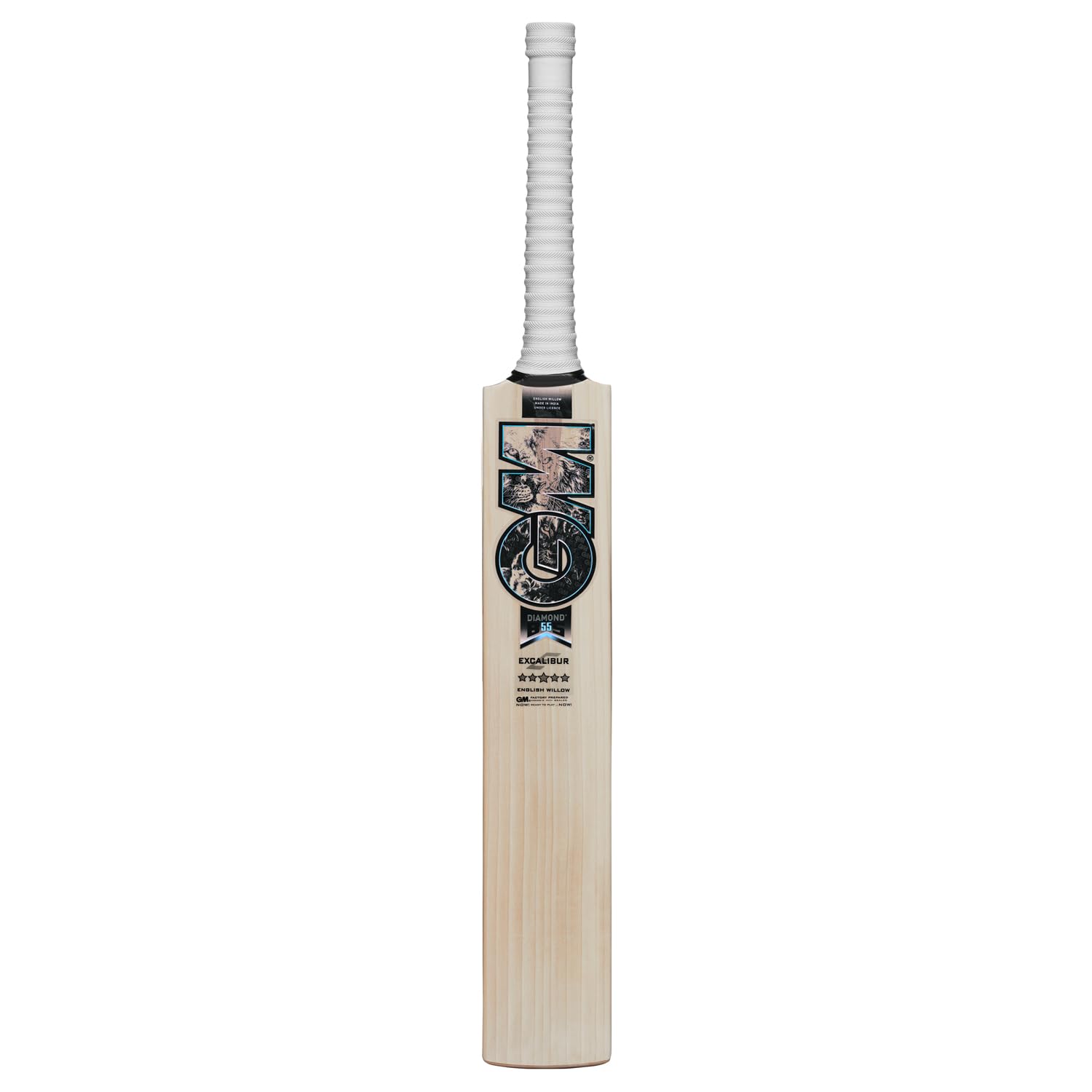GM Diamond Excalibur English Willow Professional Cricket Bat for Men and Boys | Free Cover | Ready to Play | Lightweight | Size-5|-image-46