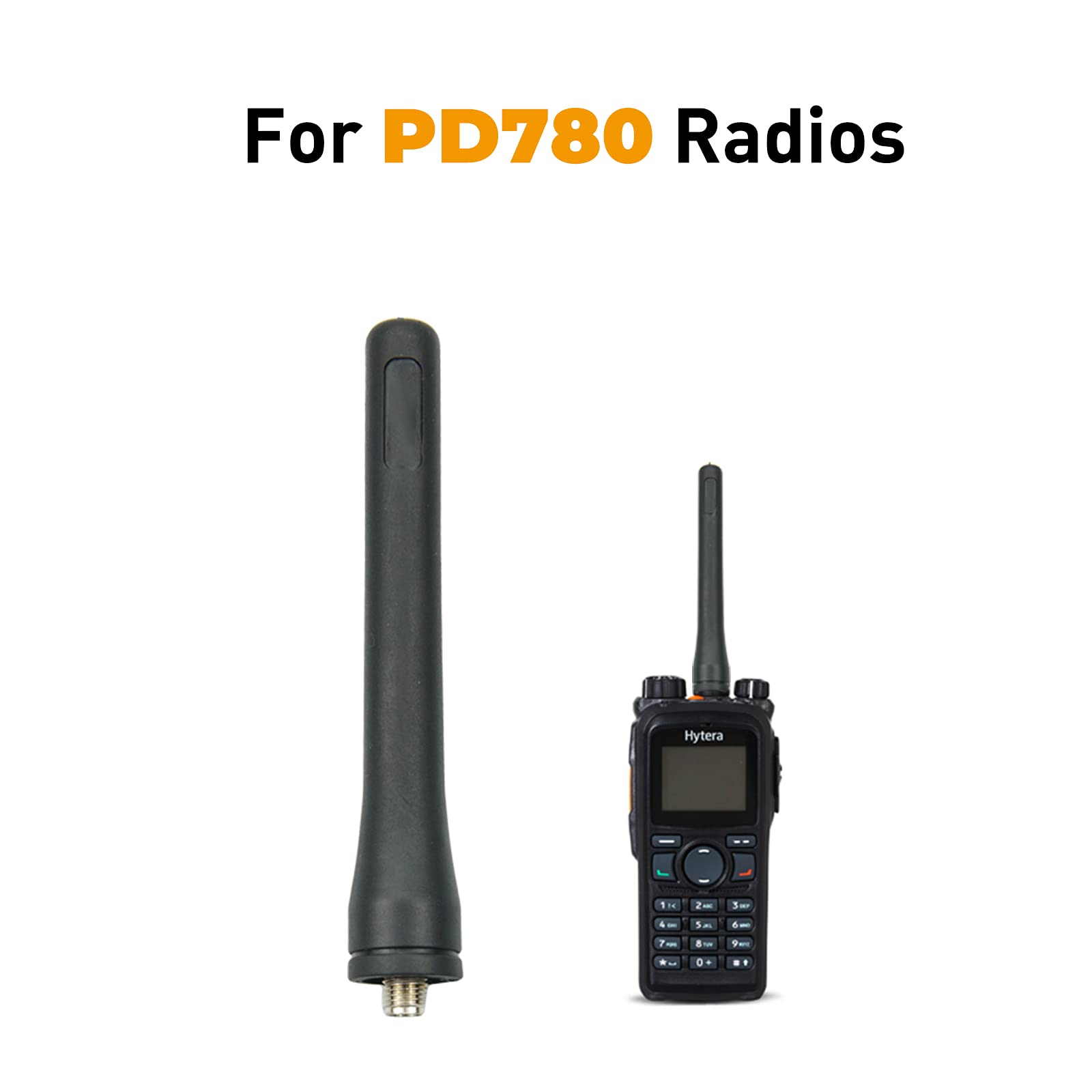 Hytera Replacement Antenna UHF 400-470Mhz Antenna for Hytera HYT PD-780 Versatile Digital Two-Way Radio Antenna(2 Pack)