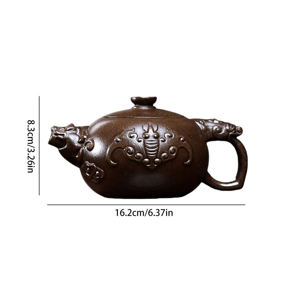 Teesieb Handgeschnitzte Lila Ton Teekanne Büro Retro Teekanne Home Teekocher Wasserkocher