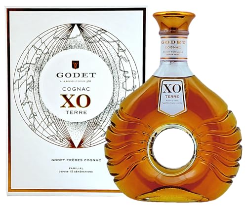 Godet Cognac XO Terre | 0,7 l. Karaffe in exklusiver Box