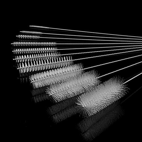 10 Stück Reinigungsbürsten Set Klein Flaschenbürste für Reinigung Reinigungspinsel Set Strohhalm Bürste Schlauchbürsten… – Bild 3