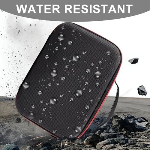 Image of Hard Case for Smart Nebulizer,Portable Nebulizer Bag,Desktop Inhaler Nebulizer for Home Travel Use,Medical Case for Inhaler Spacer, Masks, Asthma Accessories Medicine Storage Bag, Red