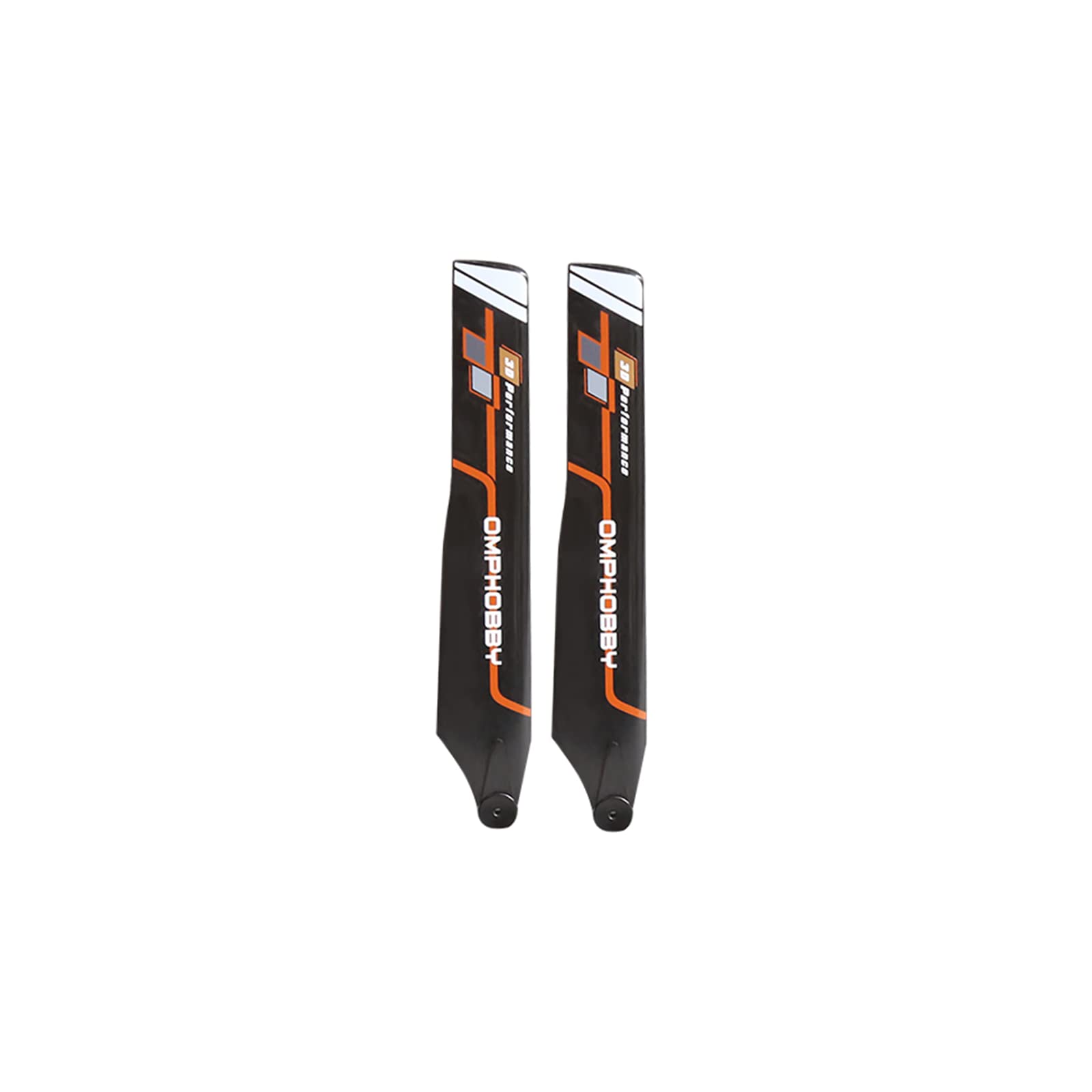 OMPHOBBY M1 EVO Parts Main Blade 125 Replacement Parts for OMPHOBBY M1 EVO RC Helicopters Rc Heli Accessories OSHM1209O(Orange)