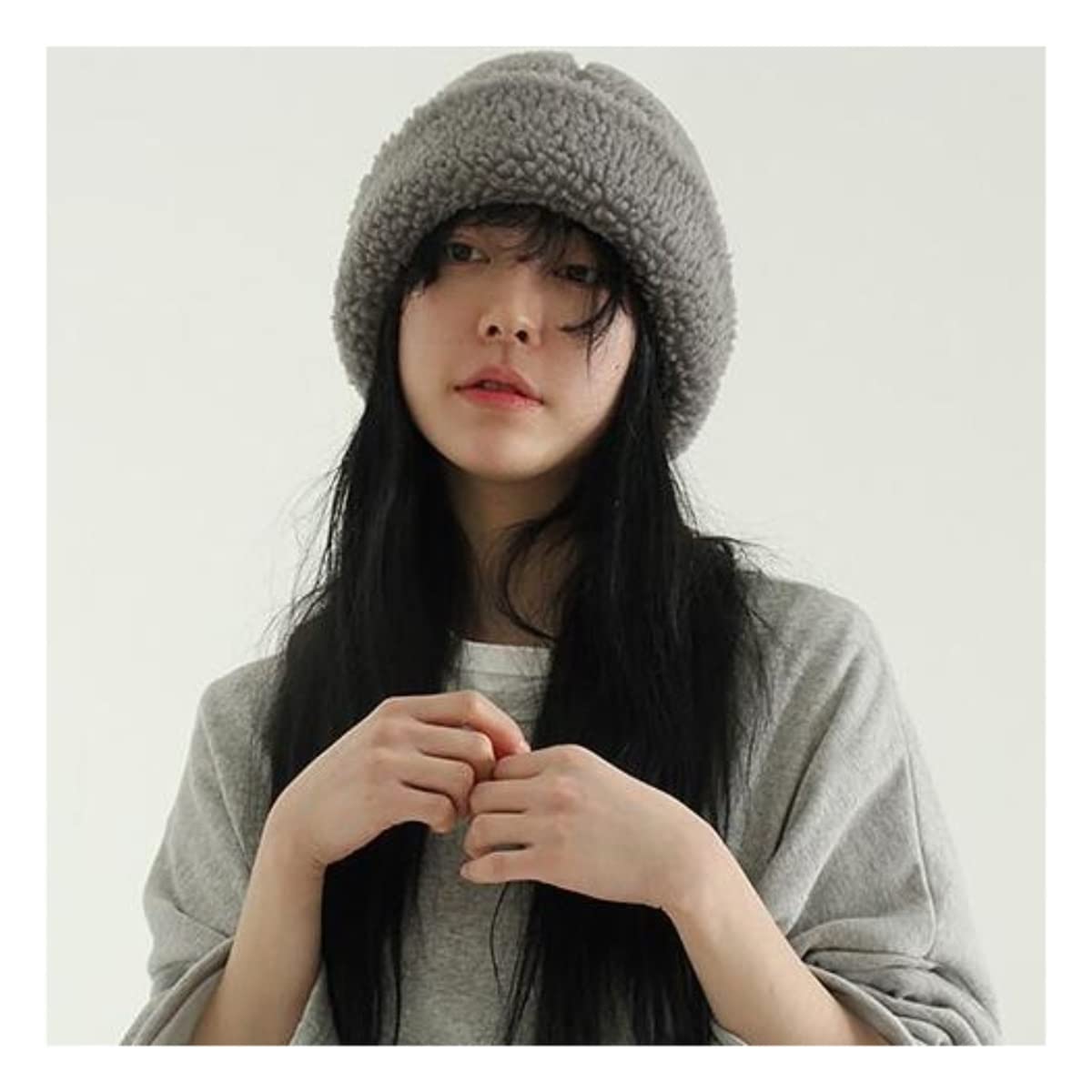 Chapeau d'hiver Bonnet pour Femme Hiver Chaud Tricot Chapeaux Doux Extensible Bonnet De Crâne Tricoté pour Temps Froid Chaud Chapeau