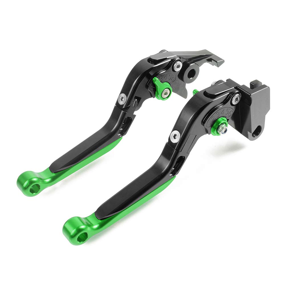 ZHUOWU Levier d'embrayage de Frein Pliable et Extensible Réglable de Moto CNC pour Z900 Ninja 650R ER6-F 2017-2019, Z650 2016-2019, Vulcan/S 650cc 2015-2019