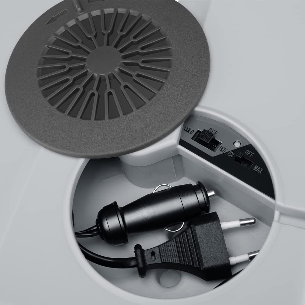 Frigorifero Elettrico Portatile 32 Litri, Mini Frigo 230V 12V, Freddo e Caldo per Camion Auto Campeggio