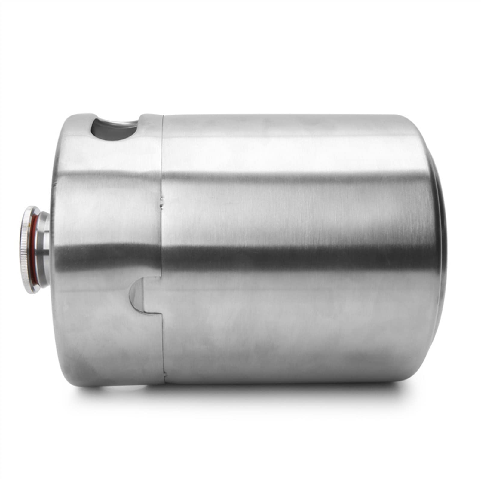 bierbrauset 1 STÜCK 2 L Bierfässer Edelstahl Mini Bier Growler Für Party Bier Druckminderer