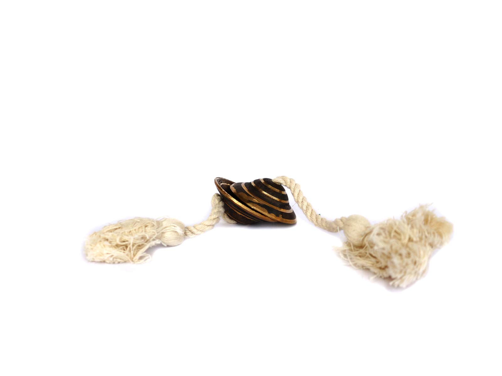 De Kulture Works Handmade Pure Kansa Mini Manjeera Indian Small Hand Cymbal Clapper Bell For Religious Ceremonies Bhajans, 2X1 (DH) Inches