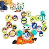 weqizuerqi giocattolo per edilizia a ingranaggi | gioco educativo – stem di costruzione giocattolo – per ragazze e bambini per feste, casa, asilo, scuola, viaggi e