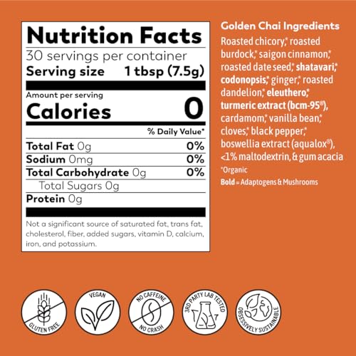 Té chai adaptogénico 8 oz 30 porciones miniatura 6