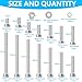SpzcdZa 800Pcs M3 Screw Kit,M3 Hex Socket Head Cap Screws Assortment with Nuts and Washers,304 Stainless Steel Metric Screws,M3 Bolts for 3D Printing(M3 x 6/8/10/12/16/18/20/25/30/35/40/45/50/55mm)